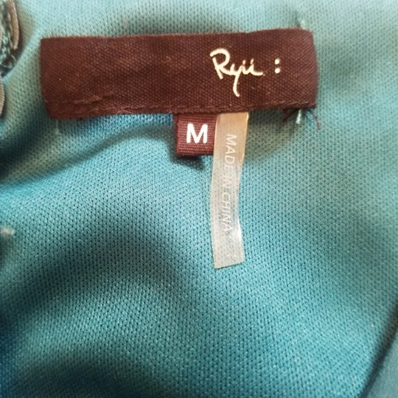 Modcloth Ryu Teal & Ivory Lace A-line Dress - Picture 5 of 8